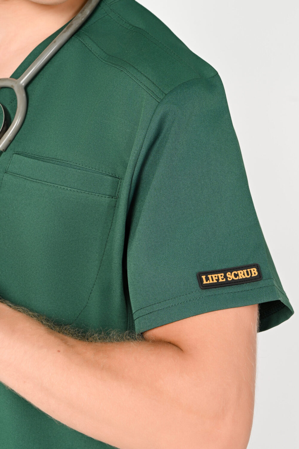 V-Neck Men Scrub Green - الصورة 4